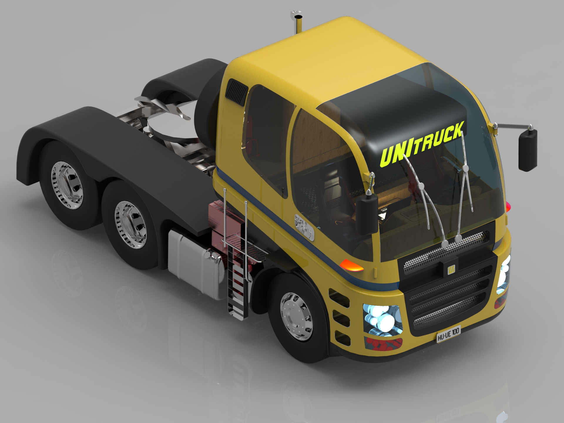 Chromatic II货车卡车模型3D图纸 x_t格式